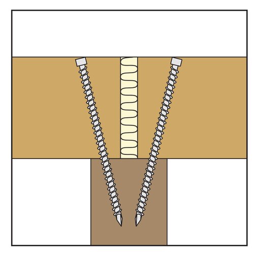 Vite per costruzioni in legno EASYfast+